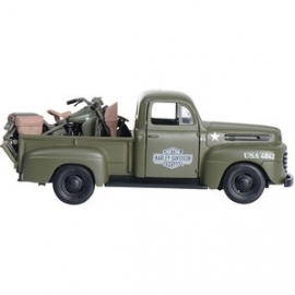 Harley-Davidson - FORD 1948 HD PICKUP &  1942 Flathead  - ARMY GREEN