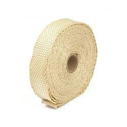 EXHAUST INSULATING WRAP 1" WIDE LIGHT BROWN/TAN
