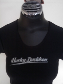 Harley-Davidson - Spandex Black S/S - XS-only Lady Shirt