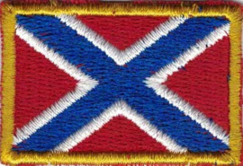 359 - Patch - 4x3cm - Rebel Flag - No Stars