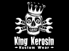 King Kerosin - El Caballero de la Muerte - Helmet - T-shirt - MEDIUM