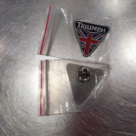 Pin - Triumph Triangle - Union Jack