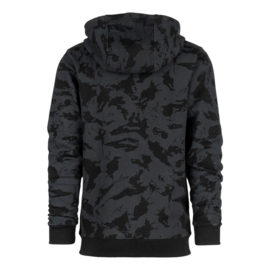 COMBAT Hoodie with zipper - Dark Night Camo [Black/Charcoal]