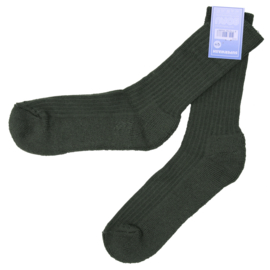 Socks Green - Army - Seamless Wool 50%
