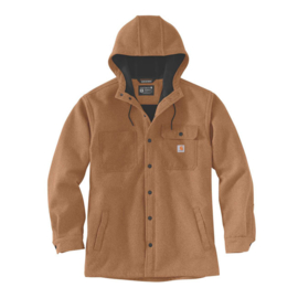 CARHARTT WIND & RAIN BONDED SHIRT OILED WALNUT HEATHER