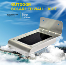 Security LED - PIR outdoor low & bright light - SOLAR