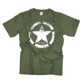T-shirt Army Star - USA (Green)