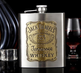Jack Daniels - Brass Logo Flask