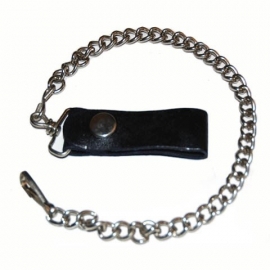 Biker Wallet Chain - Leather Loop