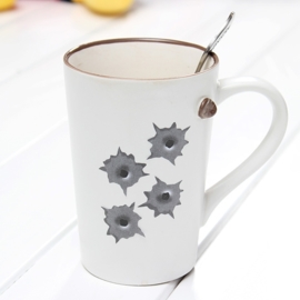 Bullet Hole Stickers - 24 pieces