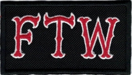 334 - Patch - Red/White FTW