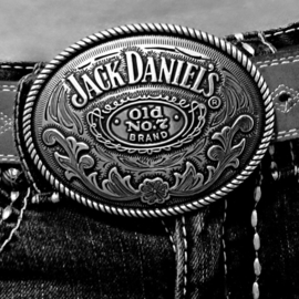 Belt Buckle - Jack Daniels - The Oval