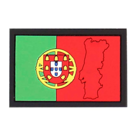 383 - PVC & VELCRO PATCH - Portuguese flag - Portugal - bandeira Portuguesa