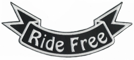 000 - BackPatch / Rocker - Ride Free - Large