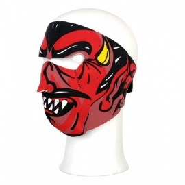 Face Mask - Full - Devil Skull - reversable to black