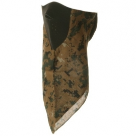 Face Mask - Half XXL - Neodanna, 100% Cotton Bandanna w/Neoprene, CAMOUFLAGE