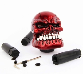 Dark Red Skull Gear Shift Knob - Shifter