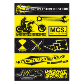 MOTORCYCLE STOREHOUSE, STICK SHEET A5
