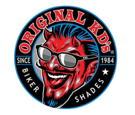 KD Devil 3" Vinyl Sticker - the famous biker sunglasses