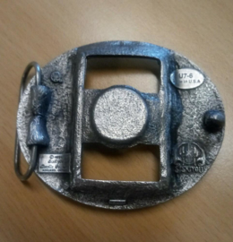 Belt Buckle - Lighter Holder - Indian Faces