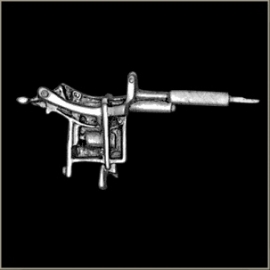 Pin - Large Tattoo Gun