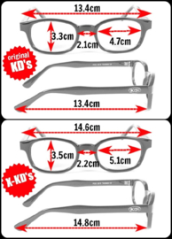 Sunglasses - X-KD's - Larger KD's -  POLARIZED - dark TORTOISE frame & AMber Lens
