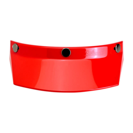 BILTWELL MOTO VISOR RED - ROOD