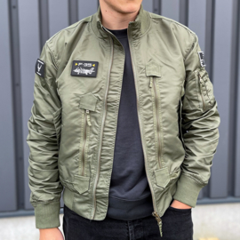 F-35 Flight Jacket - Olive Green