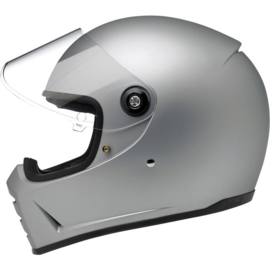 Biltwell - Lane Splitter Helmet - Flat Silver (DOT)