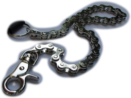 Biker Wallet Chain - Heavy Link Chain - Chrome