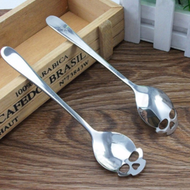 Stainless Steel - Skull spoon - doodskop lepeltje