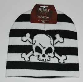 Beanie - Crossbones & Stripes - Pirate