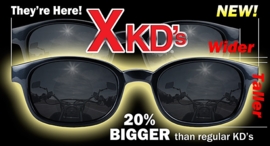 Sunglasses - X-KD's - Larger KD's -  Carbon - Smoke