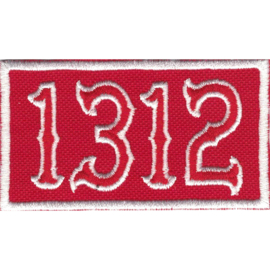 Patch - White&Red - 1312  - ACAB