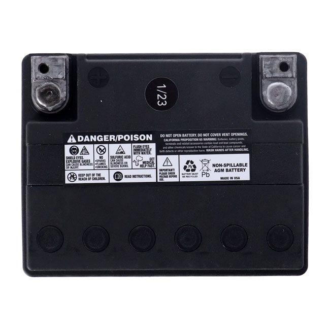 MCS, advance series - AGM sealed battery. 12v, 26ah, 400cca - TOURING