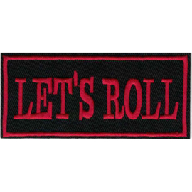 Patch - LET'S ROLL (red)
