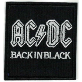 PATCH - AC/DC - AC-DC - ACDC - black and red letters