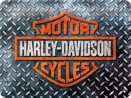 METAL SIGN HARLEY-DAVIDSON LOGO - SMALL