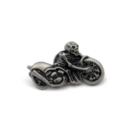Bad Bones Skeleton Biker Pin - Ghost Rider
