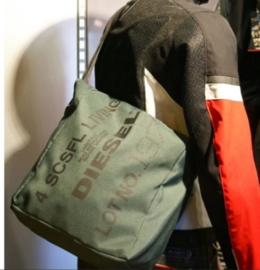 Diesel Jeans - Helmet Bag - Army Green - Script Logo