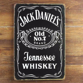 Metalen Bord: Jack Daniels Old No.7