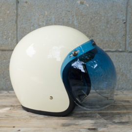 Biltwell Jet - Bubble Visor - Blue Gradient - Bubble Shield