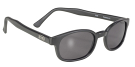 Larger Sunglasses - X-KD's  - SMOKE - Matte Black Frame