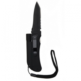 Survival Knife with Flashlight & Firestarter - Survival / Army