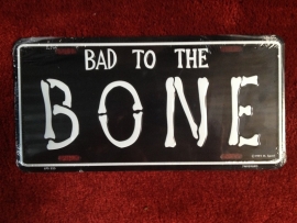 License Funny Plate - Bad to the Bone