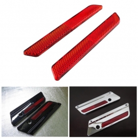 RED Reflectors for all Touring, Baggers, Road King a.o. USA models 1994-2013