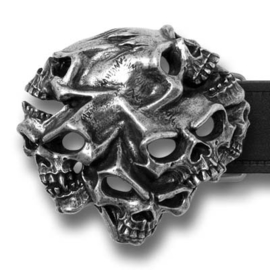 Belt Buckle - Alchemy - Gestalt Skulls - collector item!