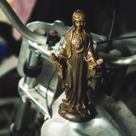 Madonna with the Pistons - statue - Heavy Iron