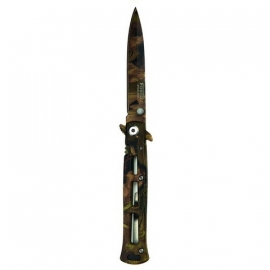 Camouflage Thin Knife - Total Length 19cm