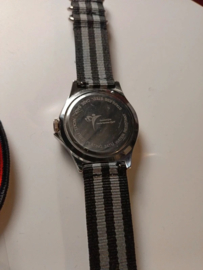 Wristwatch - KNM - Silver Dutch Coin 1960 NATO band